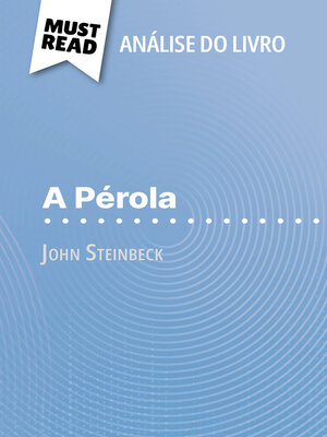 cover image of A Pérola de John Steinbeck (Análise do livro)
